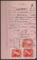 Prôtet Affr. N° 2x846+435B (vermillon) Càd BLANKENBERGE 1/27-2-1952 - Cartas & Documentos