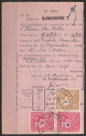 Prôtet Affr. N° 847+2x848 Càd BLANKENBERGE/23.9.1952 - Cartas & Documentos