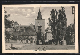 AK Jena, Strassenpartie Am Johannistor  - Jena