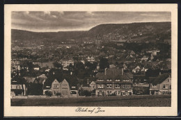 AK Jena, Ortsansicht Mit Bergblick  - Jena