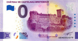 Billet Souvenir - 0 Euro - France - Château De Castelnau-Bretenoux (2023-1) - Private Proofs / Unofficial