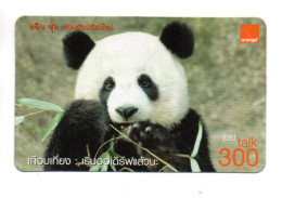 Disney Winnie POOH Panda Carte  Prépayée Orange Thaïlande Phonecard  ( A 447) - Thaïlande