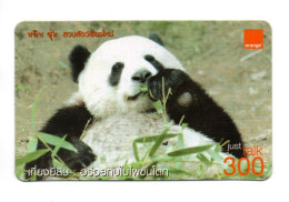 Disney Winnie POOH Panda Carte  Prépayée Orange Thaïlande Phonecard  ( A 449) - Thaïlande