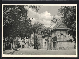 AK Hann. Münden, Oberes Tor, Ortsansicht  - Hannoversch Muenden