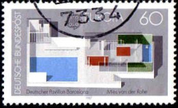 RFA Poste Obl Yv:1153/1154 Europa Cept Architecture Moderne (Beau Cachet Rond) (Thème) - 1987