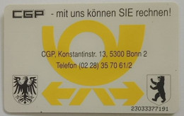 Germany 6 DM  ODS 651  03.93  3,000 Mintage - CGP Christliche Gewerkschaft Post - O-Series : Séries Client