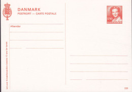 Denmark Postal Stationery Ganzsache Entier 2.50 Kr Margrethe II. (220) Unused - Postal Stationery