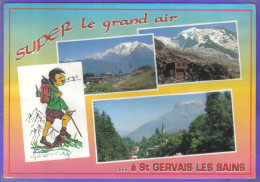 Carte Postale 74. Saint-Gervais Fantaisie Très Beau Plan - Saint-Gervais-les-Bains