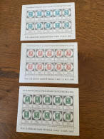 Netherlands,  Mi 880/882 Sheetlets  / NVPH V886/V888, ** Stamp Exhibition 1967 RAI Amsterdam - Nuevos