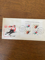 Poland, FDC Block 32 No Adress, Olympics Innsbruck 1964, O - Lettres & Documents