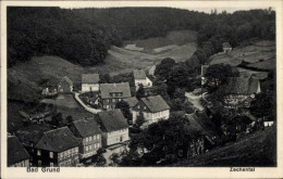 CPA Bad Grund Im Harz, Teilansicht, Zechental - Otros & Sin Clasificación