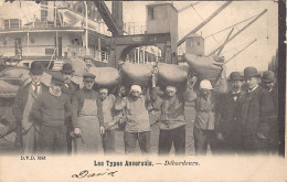 België - ANTWERPEN - De Havenarbeiders - Les Types Anversois - Débardeurs - Uitg. D.V.D. 8541 - Antwerpen