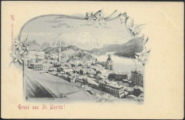 Switzerland-----St.Moritz-----old Postcard - Sankt Moritz