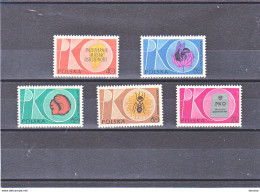 POLOGNE 1961 EPARGNE Yvert 1124-1128,  Michel 1261-1265 NEUF** MNH Cote 4,30 Euros - Unused Stamps