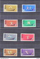 POLOGNE 1962 Athlétisme, Saut à La Perche, Relais, Javelot, Disque, Marteaux Yvert 1198-1205 ND NEUF** MNH Cote 7 Euros - Ungebraucht