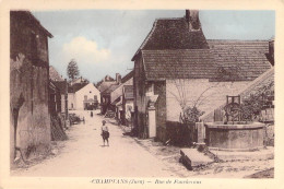 39 - CHAMPVANS ( Village De 1.390 Habitants) : Rue De Foucherans - Jura - Andere & Zonder Classificatie