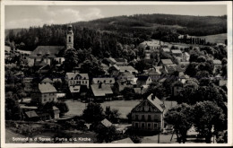 CPA Sohland An Der Spree, Teilansicht Der Ortschaft Mit Der Kirche - Andere & Zonder Classificatie