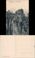 Ansichtskarte Lohmen (Sachsen) Basteibrücke - Sächsische Schweiz 1915 - Andere & Zonder Classificatie