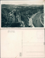 Ansichtskarte Lohmen (Sachsen) Blick Von Der Bastei 1928 - Andere & Zonder Classificatie