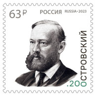 Russia. 2023. 200th Birth Anniversary Of A. Ostrovsky (1823–1886), Playwrighter (MNH OG **) Stamp - Neufs