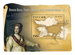 Russia. 2023. Admission Of Crimea, Taman And Kuban Into The Russian Empire. 1783 (MNH OG **) Souvenir Sheet - Neufs