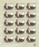 Russia. 2023. 150th Birth Anniversary Of S. Rachmaninoff (1873–1943), Composer (MNH OG **) Sheet - Neufs