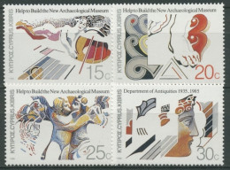 Zypern 1986 Neues Archäologisches Museum Von Zypern 651/54 Postfrisch - Unused Stamps